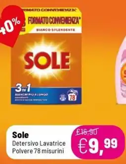 Caddy's Sole Detersivo Lavatrice Polvere offerta