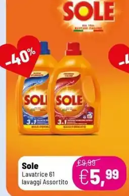 Caddy's Sole Lavatrice 61 offerta