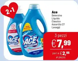 Caddy's Ace Detersivo Liquido Classico offerta