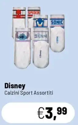 Caddy's Disney Calzini Sport Assortiti offerta