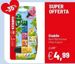 Caddy's Stabilo Boss Mini Animal Vibes offerta