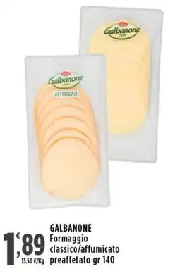 Rossotono Carrefour Galbanone Formaggio classico/affumicato offerta