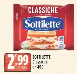 Rossotono Carrefour Sottilette Classiche offerta