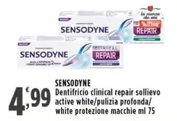 Rossotono Carrefour Sensodyne dentifricio clinical repair offerta