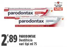 Rossotono Carrefour Parodontax Dentifricio offerta