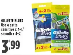 Rossotono Carrefour Gillette Blue3 offerta