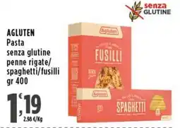 Rossotono Carrefour Agluten Pasta senza glutine offerta