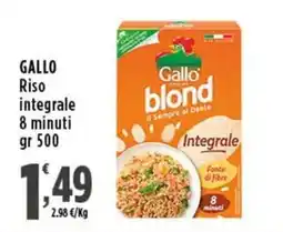 Rossotono Carrefour Gallo Riso integrale offerta