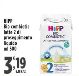 Rossotono Carrefour Hipp bio combiotic latte 2 di proseguimento offerta