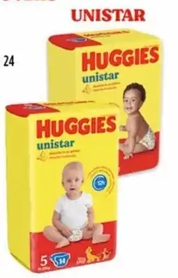 Rossotono Carrefour Huggies unistar pannolini varie misure offerta