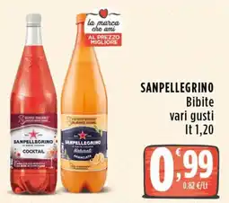 Rossotono Carrefour Sanpellegrino Bibite vari gusti offerta