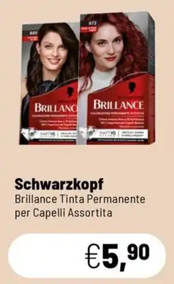 Caddy's Schwarzkopf Brilliance Tinta Permanente per Capelli Assortita offerta