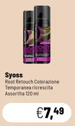 Caddy's Syoss Root Retouch Colorazione Temporanea ricrescita offerta