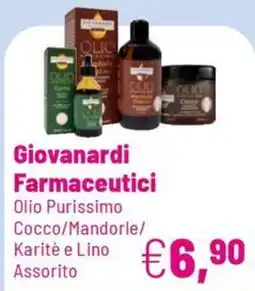 Caddy's Giovanardi Farmaceutici Olio Purissimo Cocco/Mandorle/Karitè e Lino Assorito offerta
