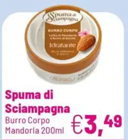 Caddy's Spuma di Sciampagna Burro Corpo Mandorla offerta