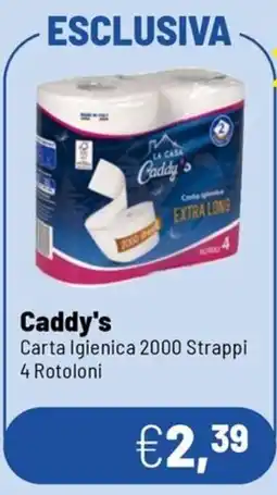 Caddy's Caddy's Carta Igienica 2000 Strappi offerta