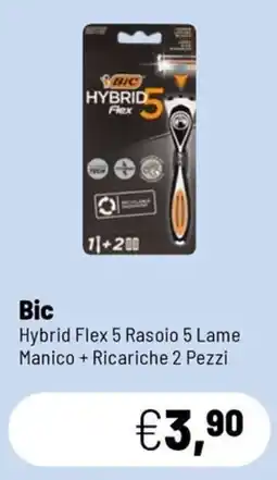 Caddy's Bic Hybrid Flex 5 Rasoio 5 Lame offerta