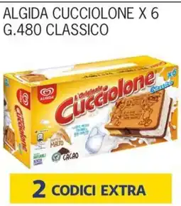 Rossotono Carrefour Algida Cucciolone classico offerta