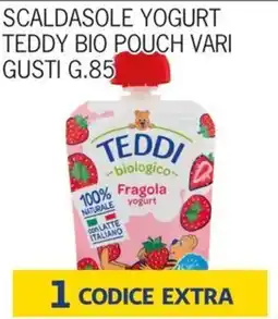 Rossotono Carrefour Teddi yogurt fragola offerta