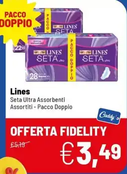 Caddy's Lines Seta Ultra Assorbenti offerta