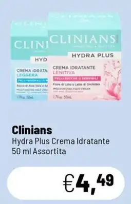 Caddy's Clinians Hydra Plus Crema Idratante offerta