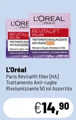 Caddy's L'Oréal Paris Revitalift filler [HA] offerta