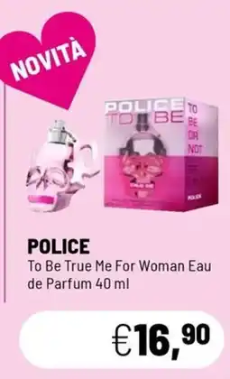 Caddy's Police to be true me for woman eau de parfum offerta