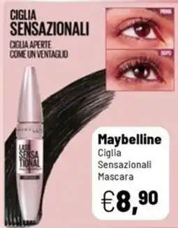 Caddy's Maybelline Ciglia Sensazionali Mascara offerta