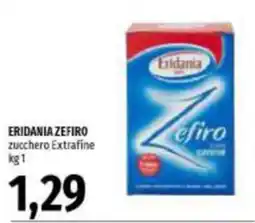 Emi Supermercati Eridania Zefiro zucchero Extrafine offerta