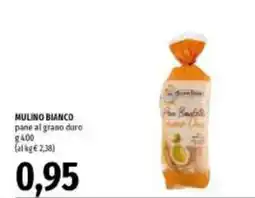 Emi Supermercati Mulino Bianco pane al grano duro offerta