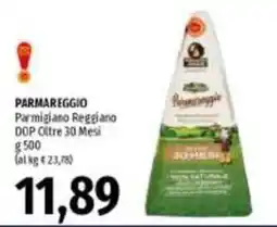 Emi Supermercati Parmareggio Parmigiano Reggiano offerta