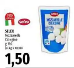 Emi Supermercati Selex Mozzarelle Ciliegine offerta