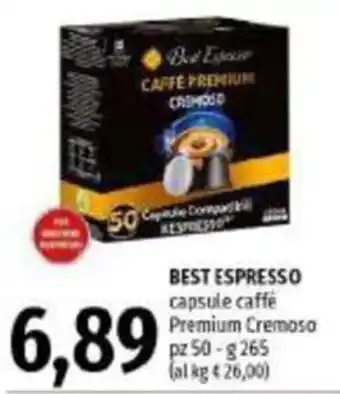 Emi Supermercati Best Espresso Caffè Premium Cremoso offerta