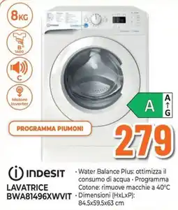 Extracoop Indesit lavatrice BWA81496XWVIT offerta