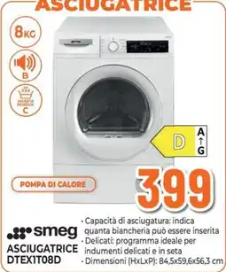 Extracoop Smeg asciugatrice offerta