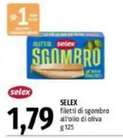 Emi Supermercati Selex filetti di sgombro offerta