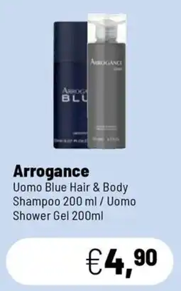 Caddy's Arrogance Uomo Blue Hair & Body offerta