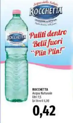 Emi Supermercati Rocchetta Acqua Naturale offerta