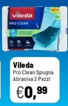 Caddy's Vileda Pro Clean Spugna offerta