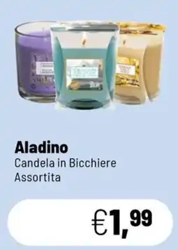 Caddy's Aladino Candela in Bicchiere Assortita offerta