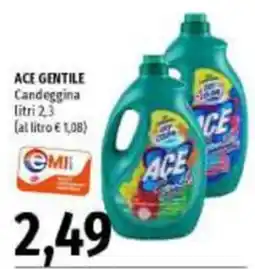 Emi Supermercati Ace gentile candeggina offerta