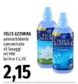 Emi Supermercati Felce Azzurra ammorbidente offerta
