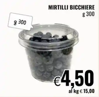 Mirtilli bicchiere