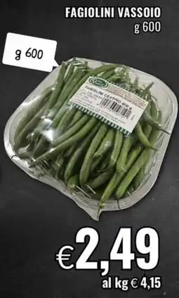 Famila Market Fagiolini vassoio offerta
