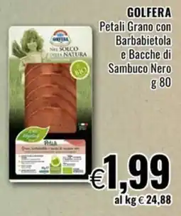 Famila Market Golfera Petali Grano con Barbabietola e Bacche di Sambuco Nero offerta