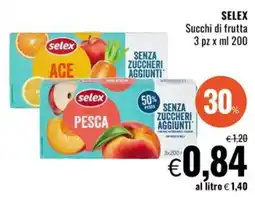 Famila Market Selex succhi di frutta offerta