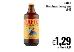 Famila Market Raffo birra lavorazione grezza offerta