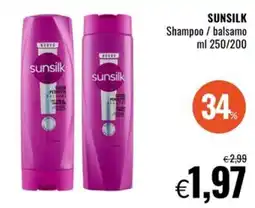 Famila Market Sunsilk Shampoo / balsamo offerta