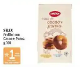 Emi Supermercati SELEX Frollini con Cacao e Panna offerta