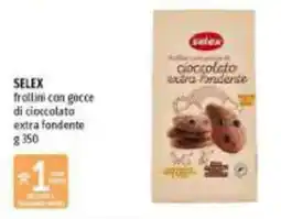 Emi Supermercati SELEX frollini con gocce di cioccolato extra fondente offerta